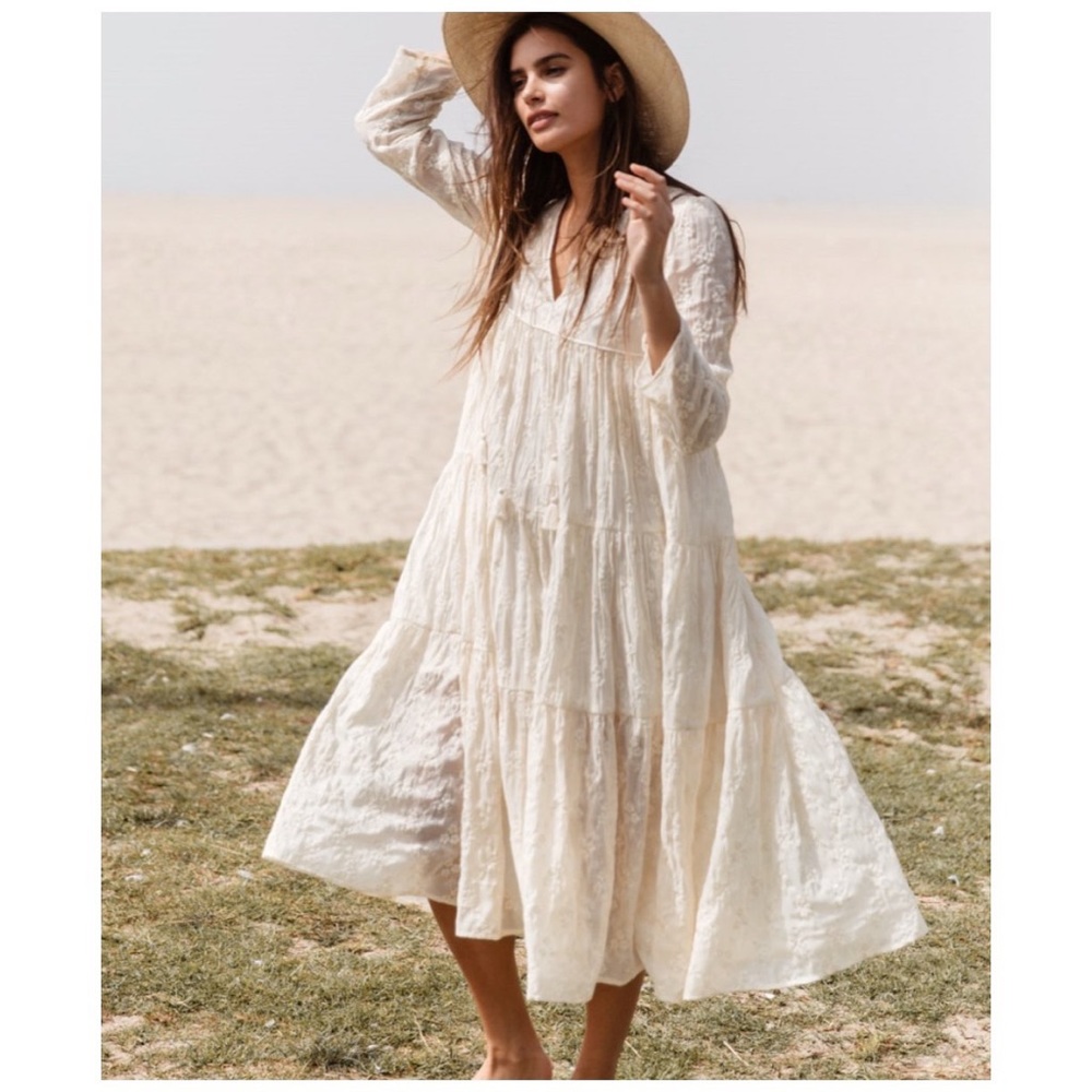 Christy Dawn Paloma Dress - Vintage Lace Embroider